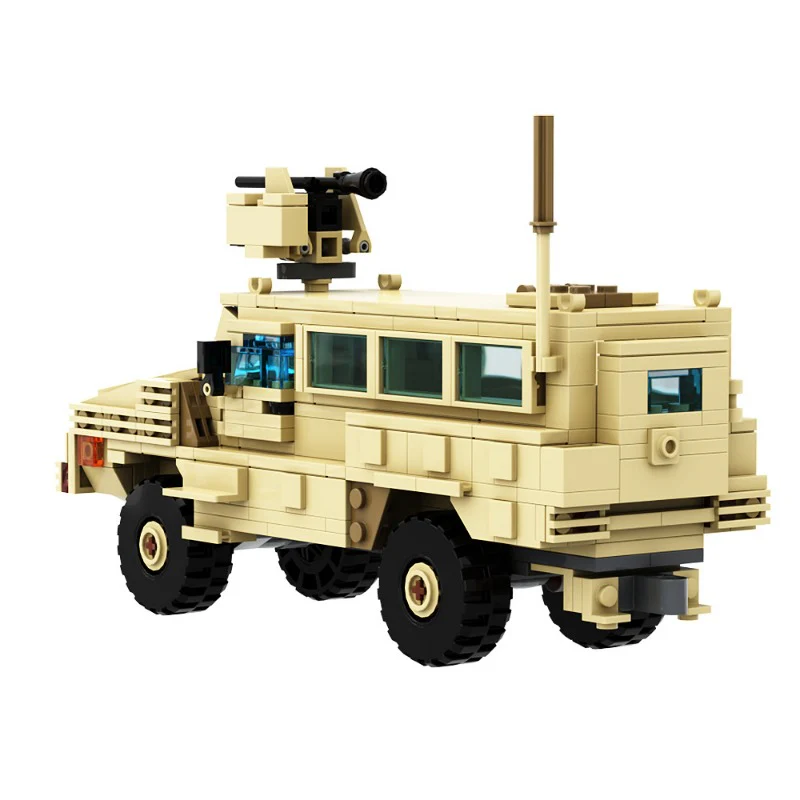(Gobricks version) 478pcs MOC RG-31 Mk.5E MRAP Military Vehicle LEGO Compatible - Image 3