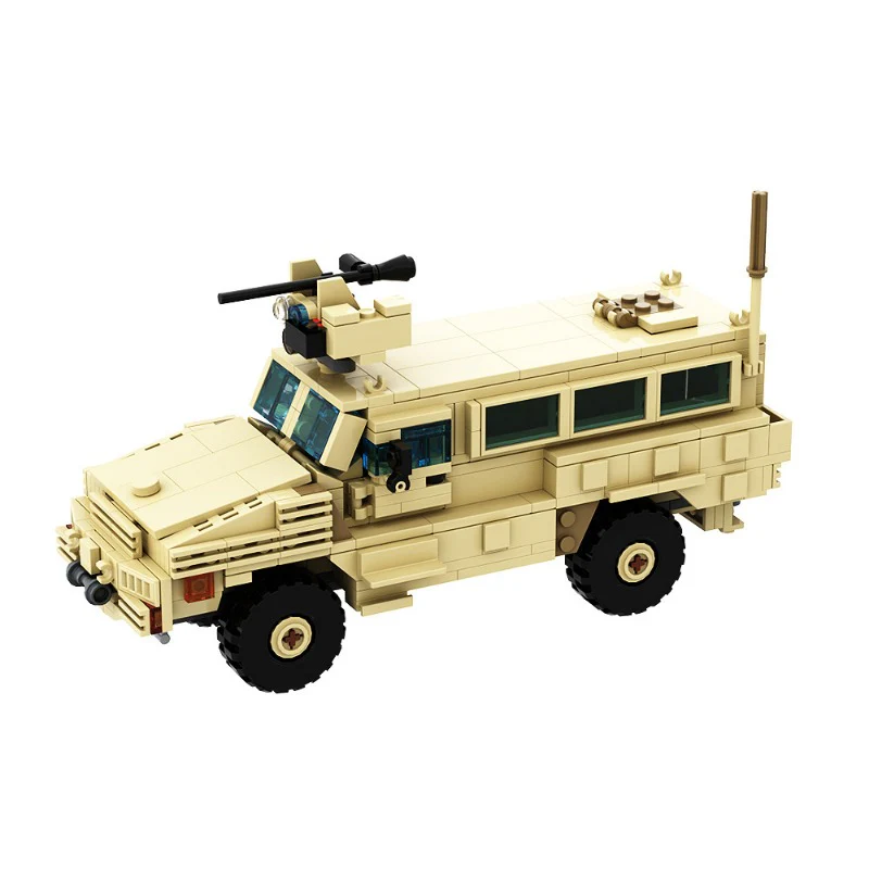 (Gobricks version) 478pcs MOC RG-31 Mk.5E MRAP Military Vehicle LEGO Compatible - Image 6