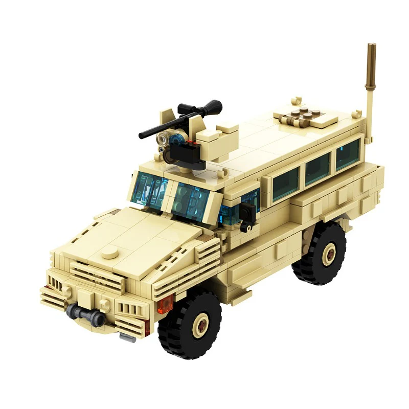 (Gobricks version) 478pcs MOC RG-31 Mk.5E MRAP Military Vehicle LEGO Compatible - Image 7