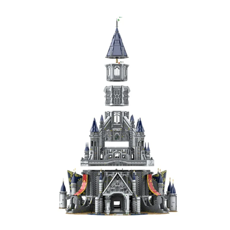(Gobricks version) 47821 pcs MOC-161243 Hyrule Castle - The legend of Zelda tears of the Kingdom - Image 2