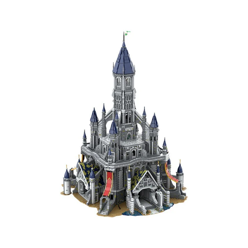 (Gobricks version) 47821 pcs MOC-161243 Hyrule Castle - The legend of Zelda tears of the Kingdom - Image 5