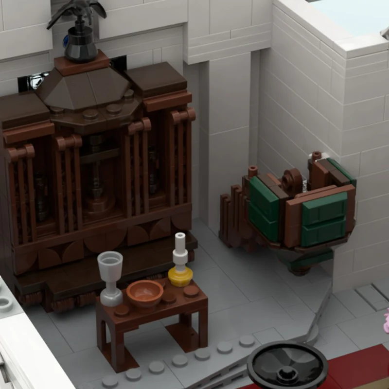 (Gobricks version) 4796pcs MOC-181146 Western Church - Valentine Red Dead Redemption 2 - Image 3