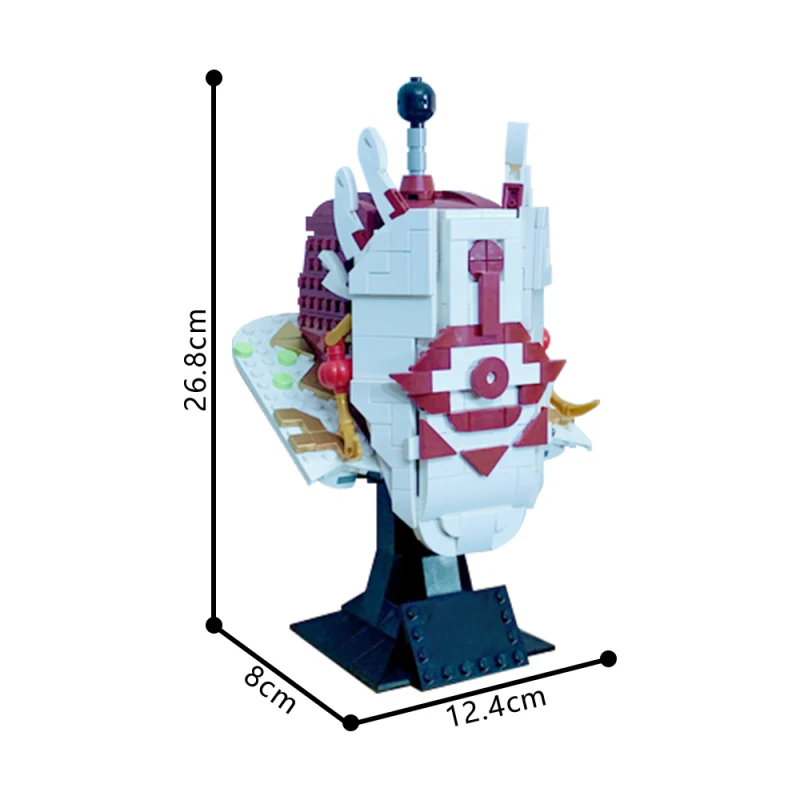 (Gobricks version) 482pcs MOC-215985 Master Kohga Helmet - Image 3