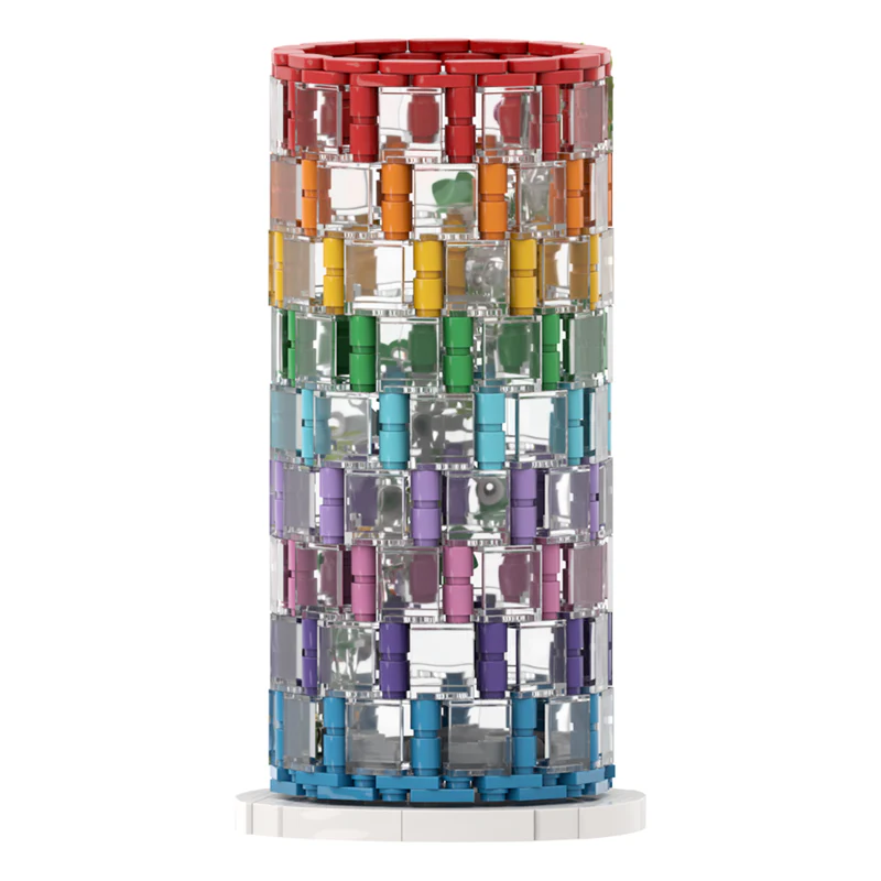 (Gobricks version) 483PCS MOC Rainbow Vase - Image 5
