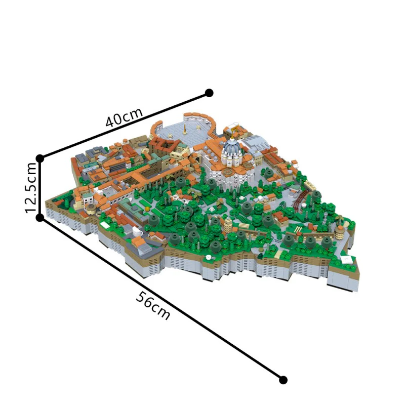 (Gobricks version) 4901pcs MOC-208889 Vatican City - Image 3