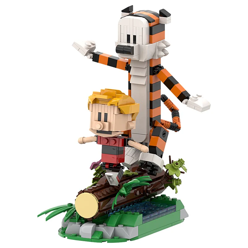 (Gobricks version) 495PCS Calvin and Hobbes -- Tigger - Image 10