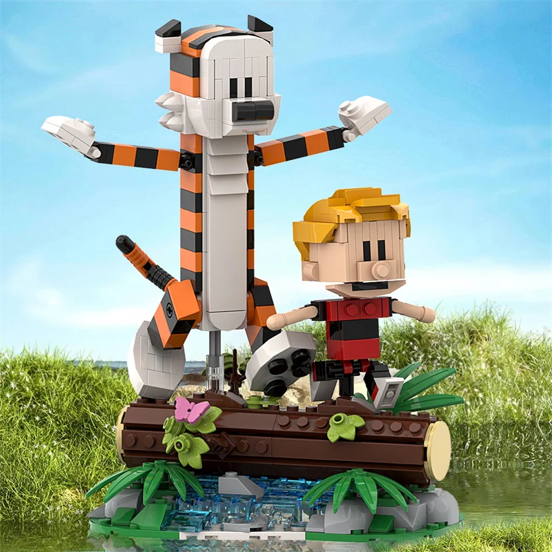 (Gobricks version) 495PCS Calvin and Hobbes -- Tigger - Image 2