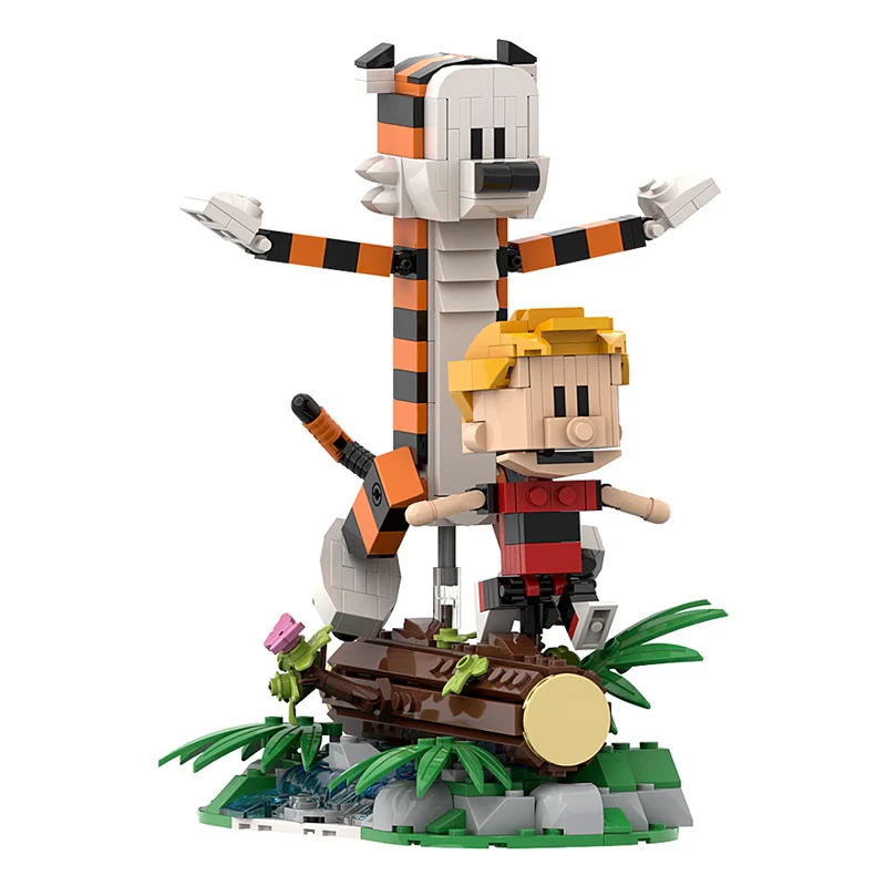 (Gobricks version) 495PCS Calvin and Hobbes -- Tigger - Image 4