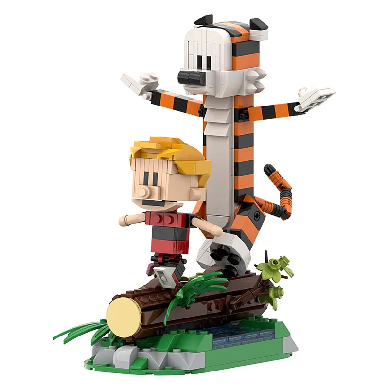 (Gobricks version) 495PCS Calvin and Hobbes -- Tigger - Image 5