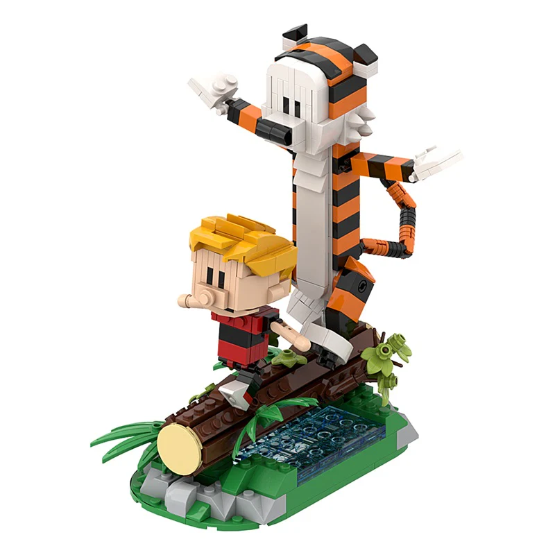 (Gobricks version) 495PCS Calvin and Hobbes -- Tigger - Image 6