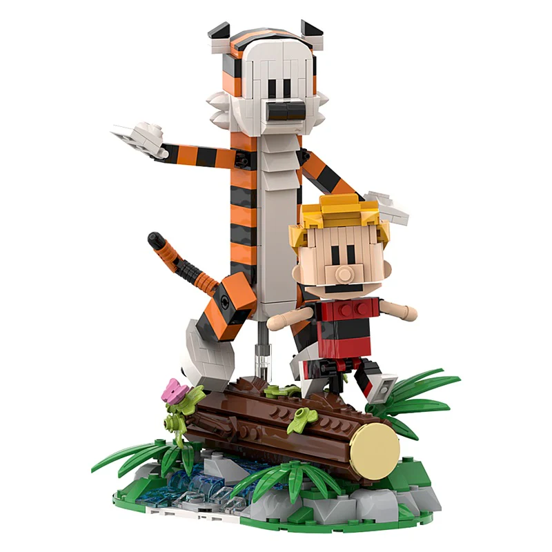 (Gobricks version) 495PCS Calvin and Hobbes -- Tigger - Image 9
