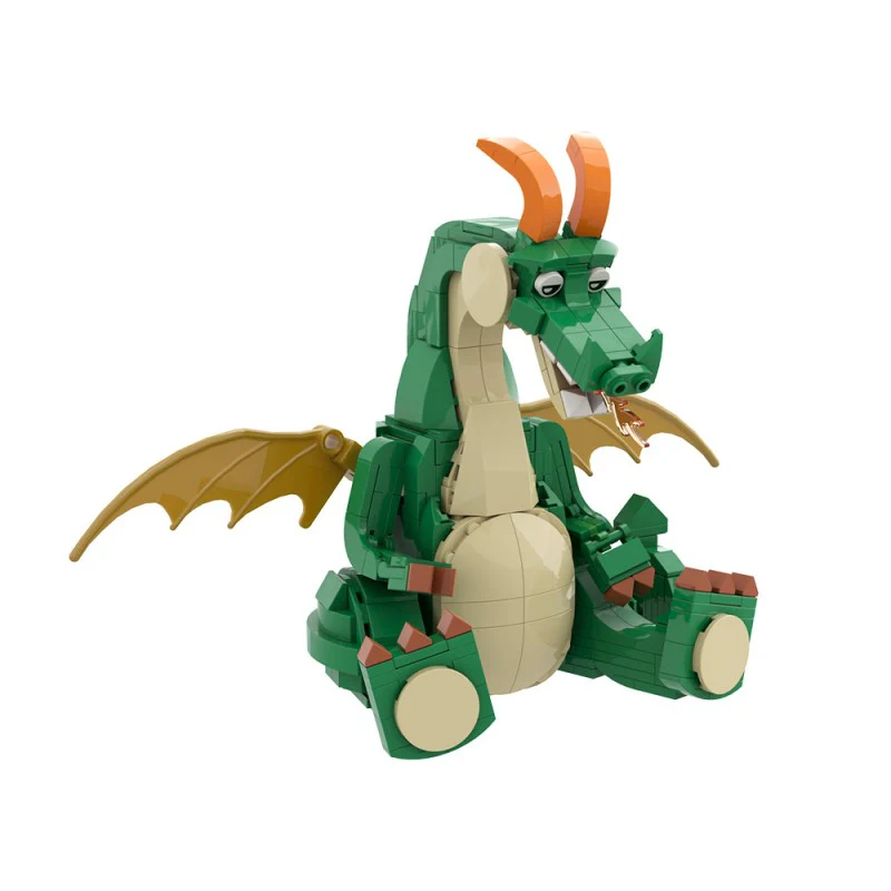 (Gobricks version) 497pcs MOC-210783 Cute Dragon - Image 2