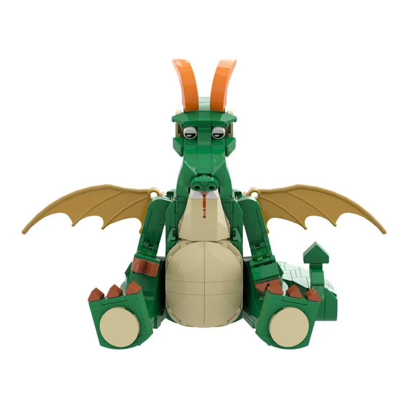 (Gobricks version) 497pcs MOC-210783 Cute Dragon - Image 3