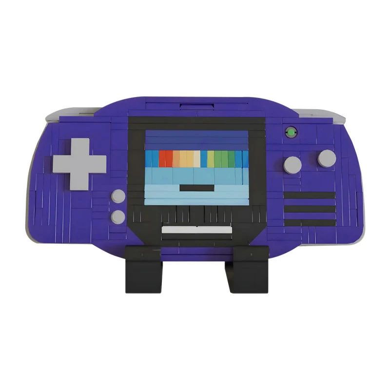 (Gobricks version) 510pcs MOC-208861 Nintendo Game Boy Advance — Indigo - Image 2