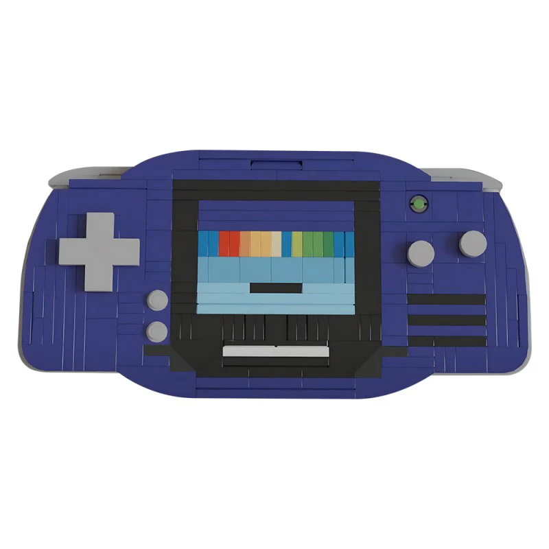 (Gobricks version) 510pcs MOC-208861 Nintendo Game Boy Advance — Indigo - Image 3