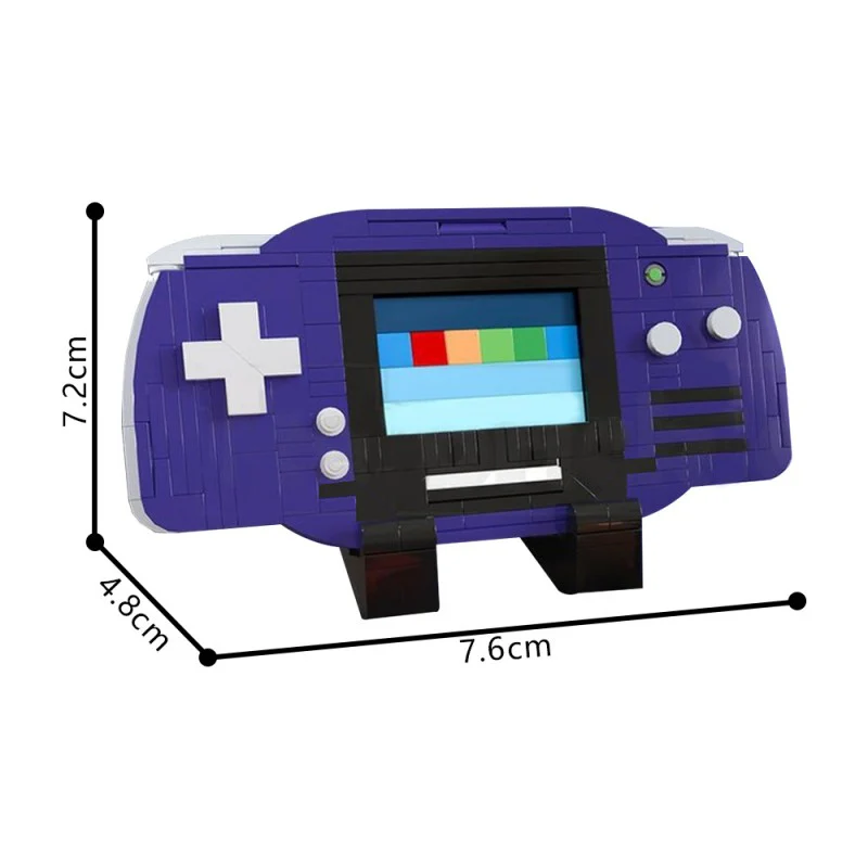 (Gobricks version) 510pcs MOC-208861 Nintendo Game Boy Advance — Indigo - Image 4