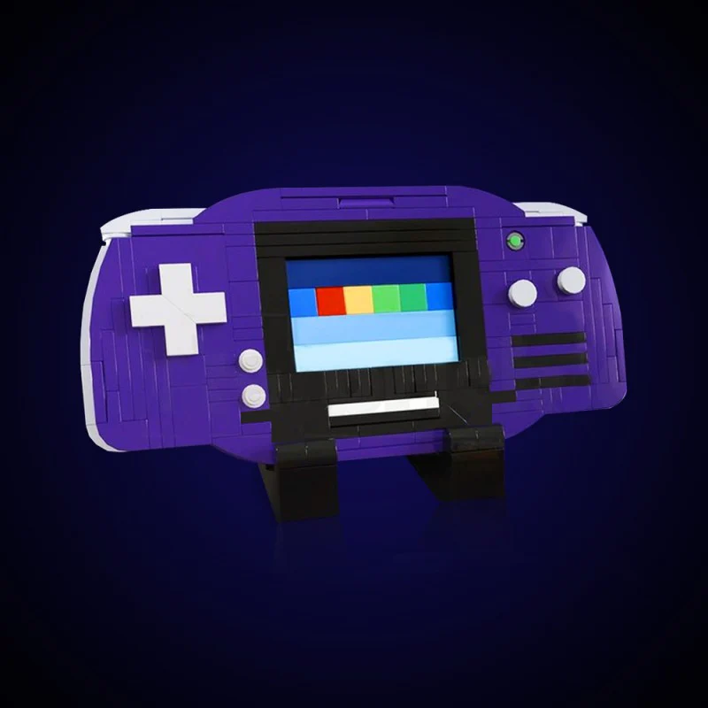 (Gobricks version) 510pcs MOC-208861 Nintendo Game Boy Advance — Indigo - Image 6