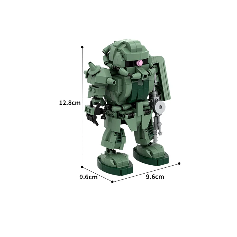 (Gobricks version) 513PCS MOC-180922 MS 06 Zaku - Image 5