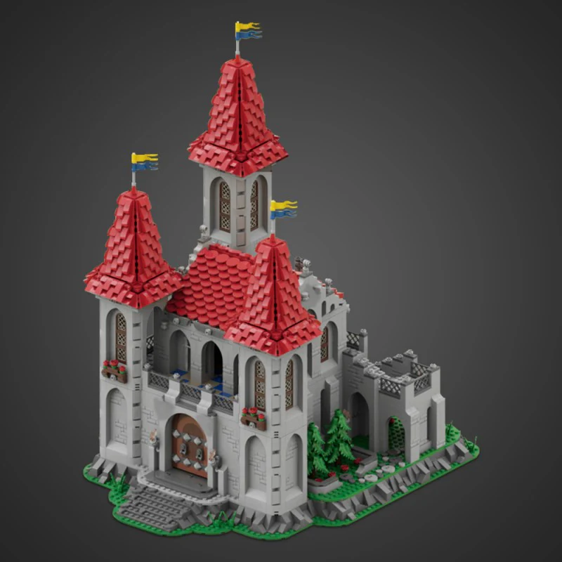 (Gobricks version) 5161pcs MOC-218664 Black Knights Rose Castle - Image 5