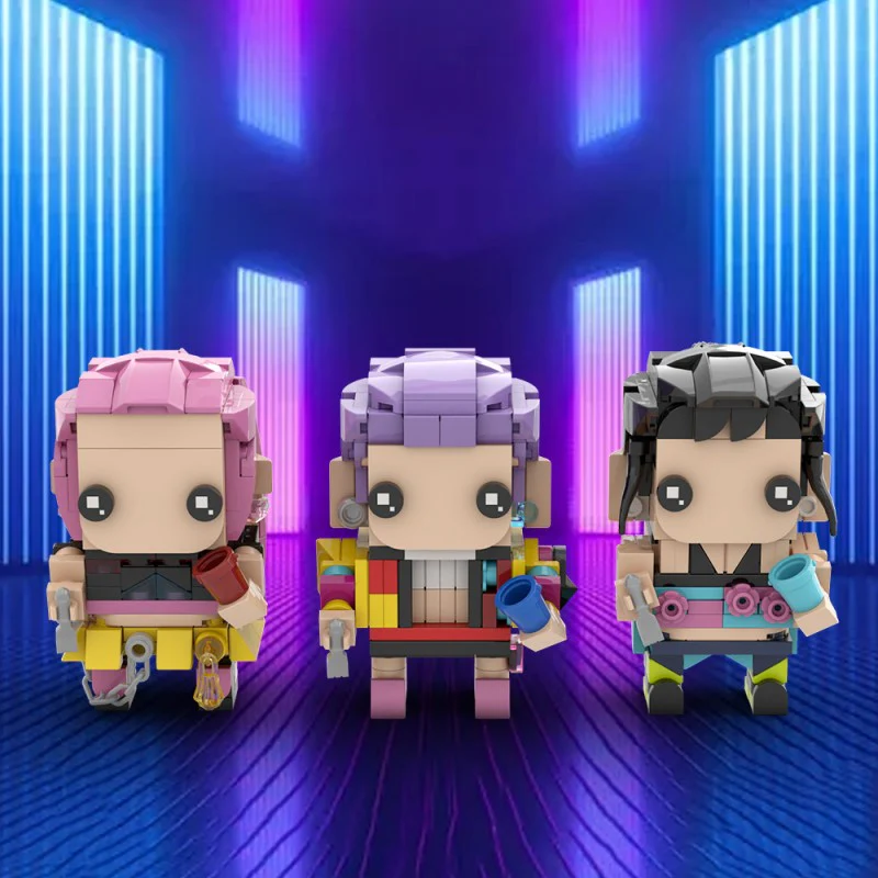 (Gobricks version) 519pcs MOC Witch Hunters - Mira, Zoe, Rumi - Image 10
