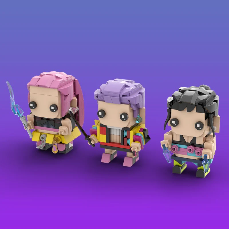 (Gobricks version) 519pcs MOC Witch Hunters - Mira, Zoe, Rumi - Image 11