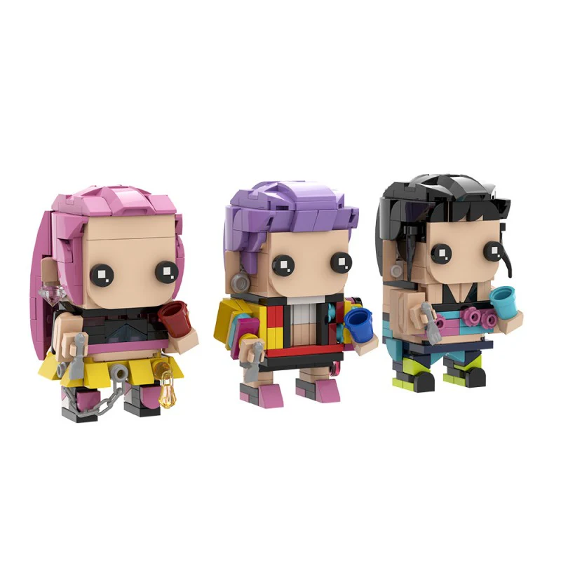 (Gobricks version) 519pcs MOC Witch Hunters - Mira, Zoe, Rumi - Image 2
