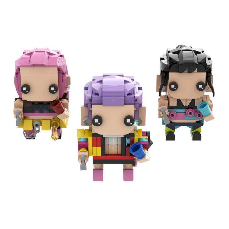 (Gobricks version) 519pcs MOC Witch Hunters - Mira, Zoe, Rumi - Image 3