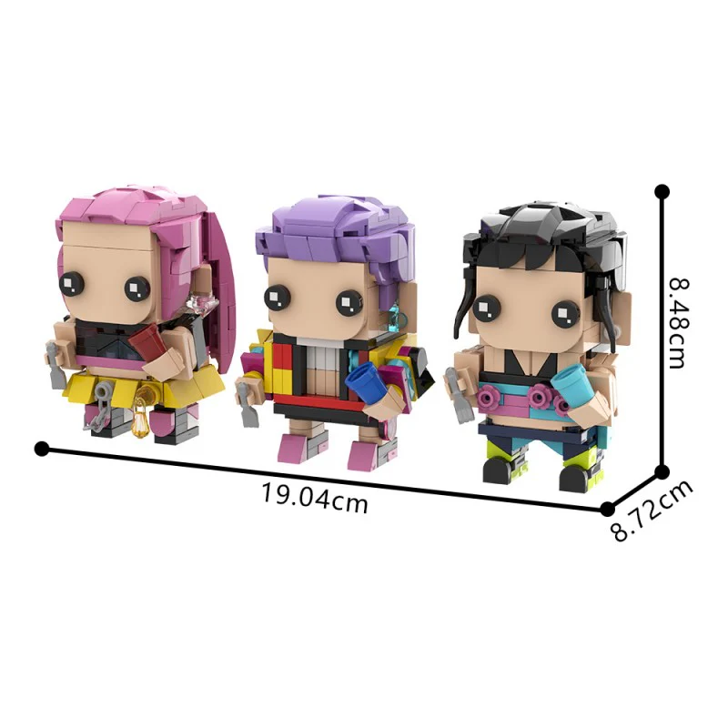 (Gobricks version) 519pcs MOC Witch Hunters - Mira, Zoe, Rumi - Image 6