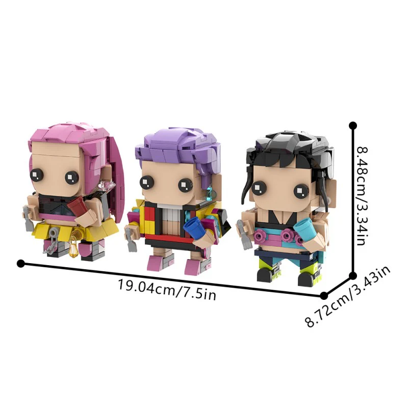 (Gobricks version) 519pcs MOC Witch Hunters - Mira, Zoe, Rumi - Image 7