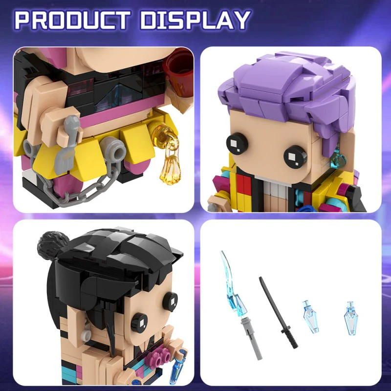 (Gobricks version) 519pcs MOC Witch Hunters - Mira, Zoe, Rumi - Image 8