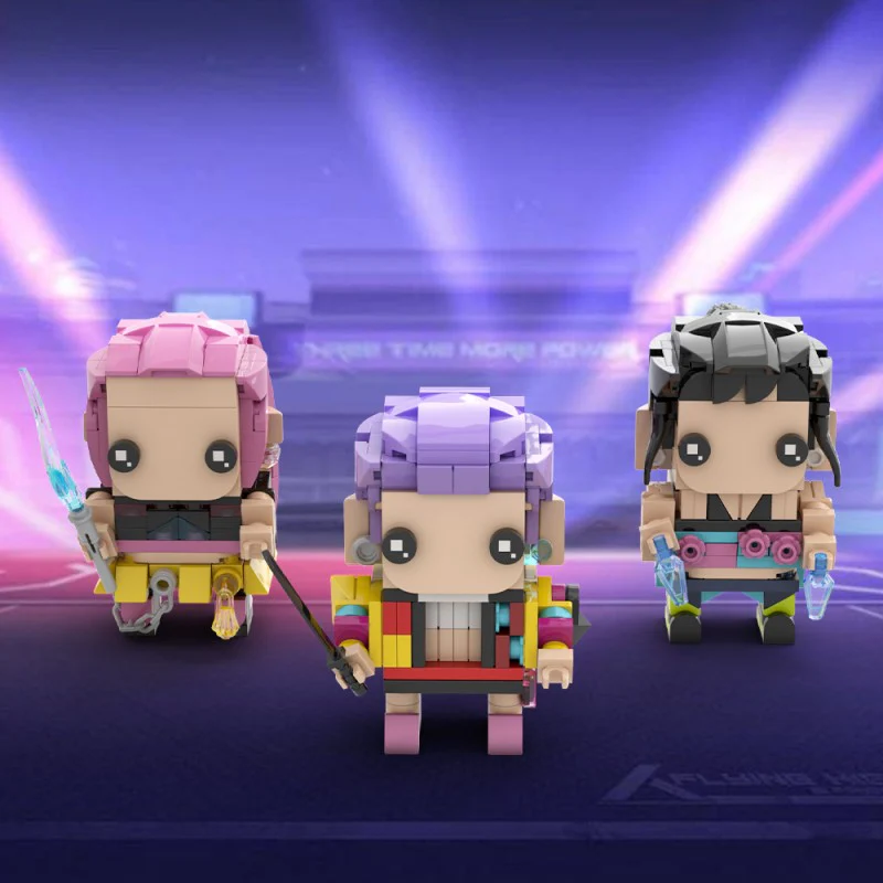 (Gobricks version) 519pcs MOC Witch Hunters - Mira, Zoe, Rumi - Image 9