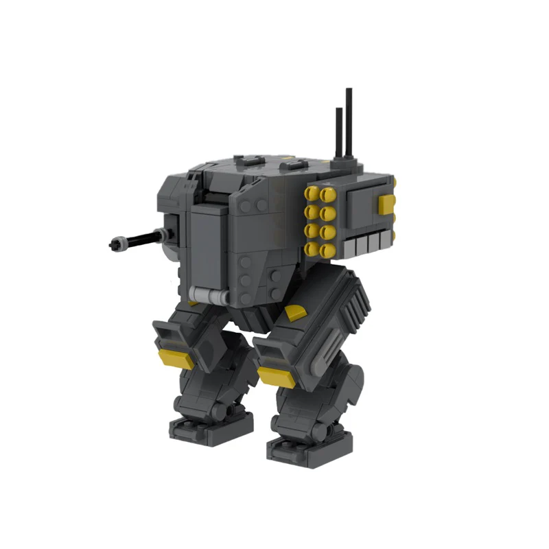 (Gobricks version) 527PCS MOC-175210 Helldivers 2 EX-45 Patriot Exosuit - Image 4