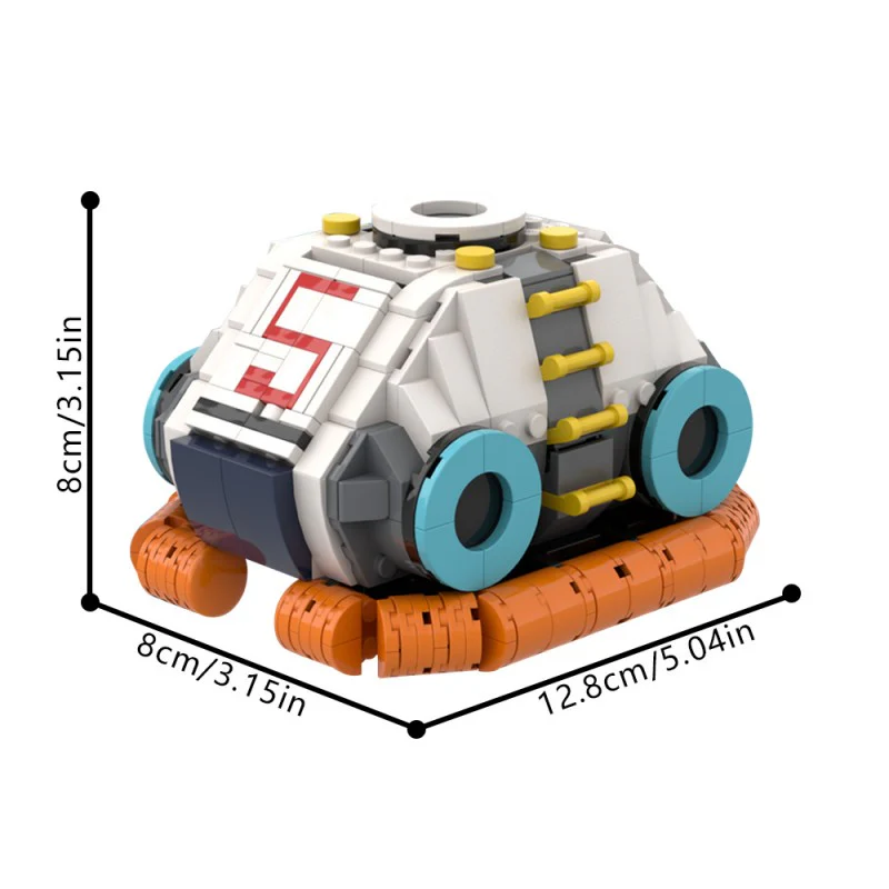 (Gobricks version) 537pcs MOC-205196 Lifepod 5 (Subnautica) - Image 5