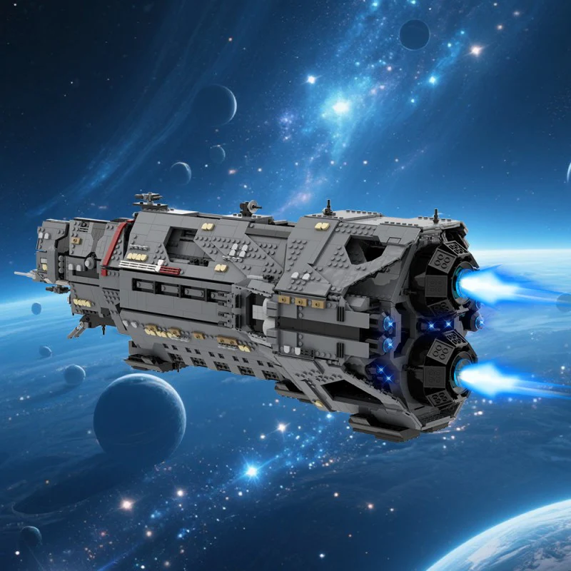 (Gobricks version) 5405pcs MOC-212004 UNSC Pillar of Autumn C-709 [Refit] - Image 10
