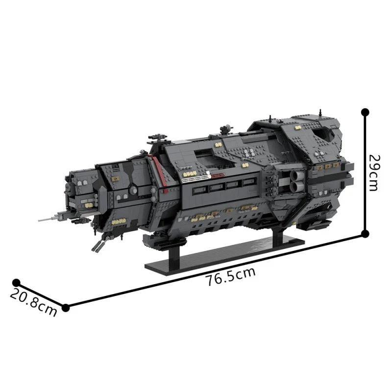 (Gobricks version) 5405pcs MOC-212004 UNSC Pillar of Autumn C-709 [Refit] - Image 6