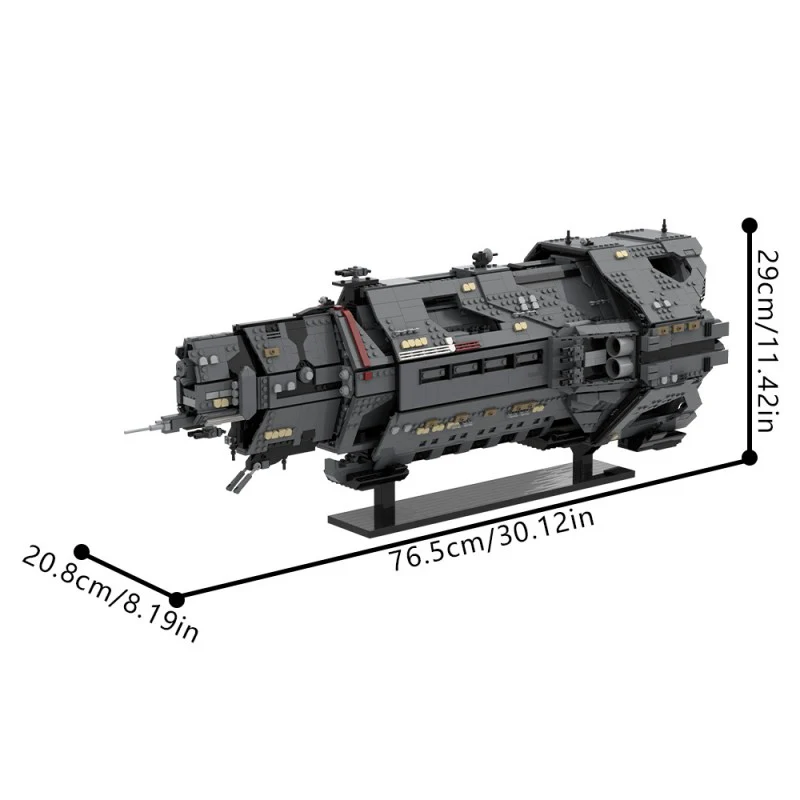 (Gobricks version) 5405pcs MOC-212004 UNSC Pillar of Autumn C-709 [Refit] - Image 7