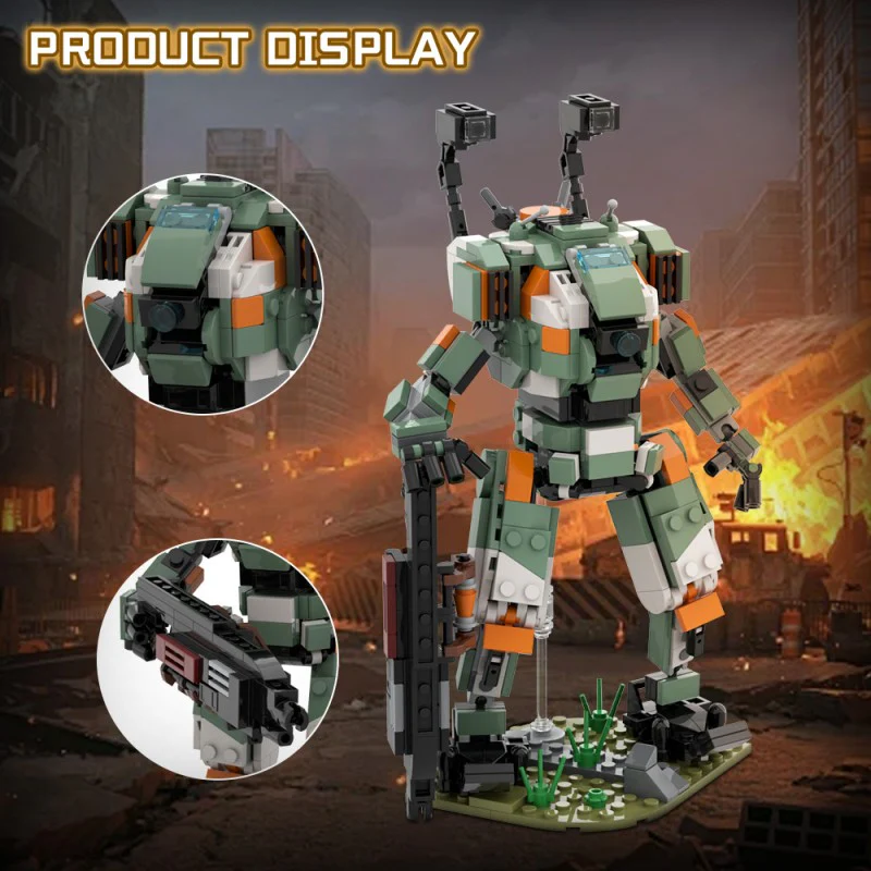 (Gobricks version) 542pcs MOC Titanfall Scaling - Image 12