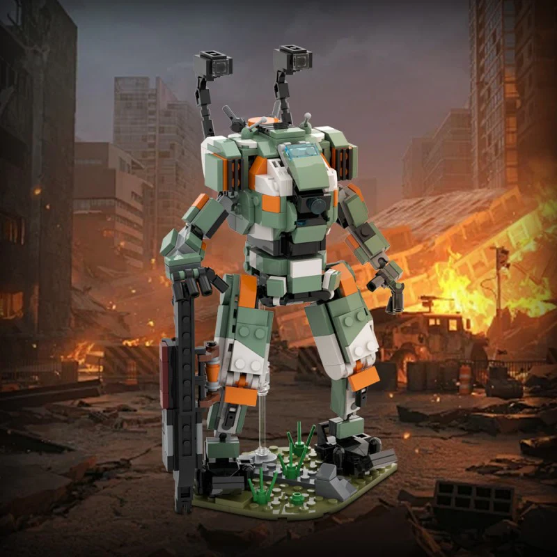 (Gobricks version) 542pcs MOC Titanfall Scaling - Image 13