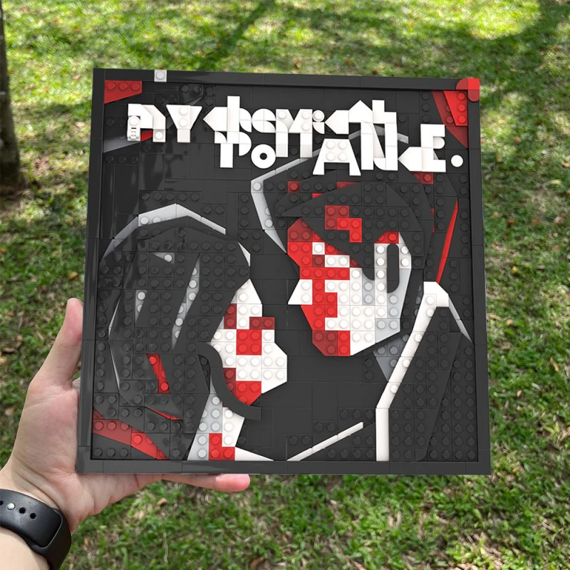 (Gobricks version) 543pcs MOC-148424 MCR - Three Cheers Album Mosaic - Image 10