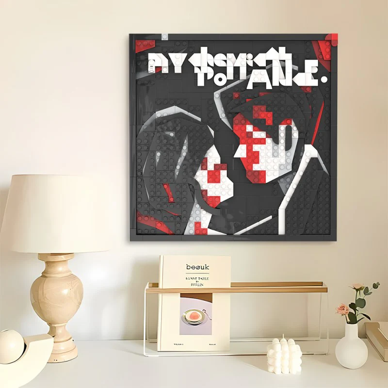(Gobricks version) 543pcs MOC-148424 MCR - Three Cheers Album Mosaic - Image 11