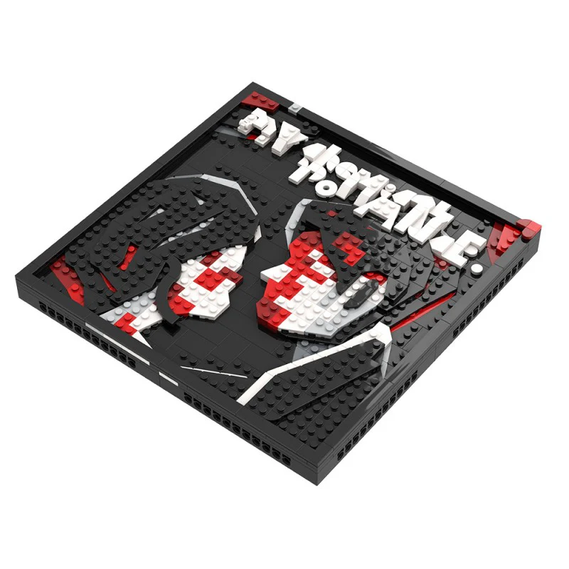 (Gobricks version) 543pcs MOC-148424 MCR - Three Cheers Album Mosaic - Image 4