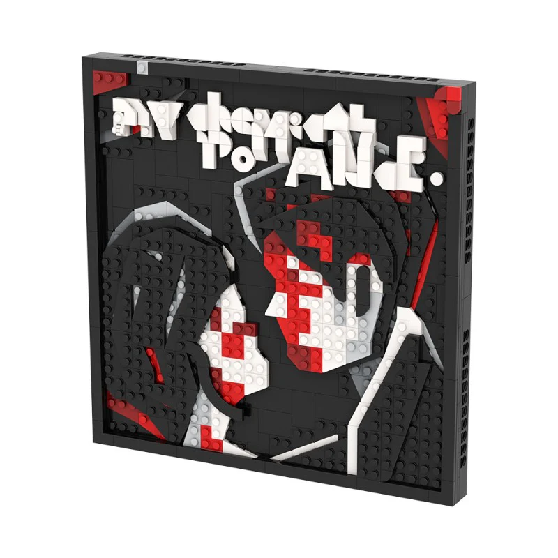 (Gobricks version) 543pcs MOC-148424 MCR - Three Cheers Album Mosaic - Image 5