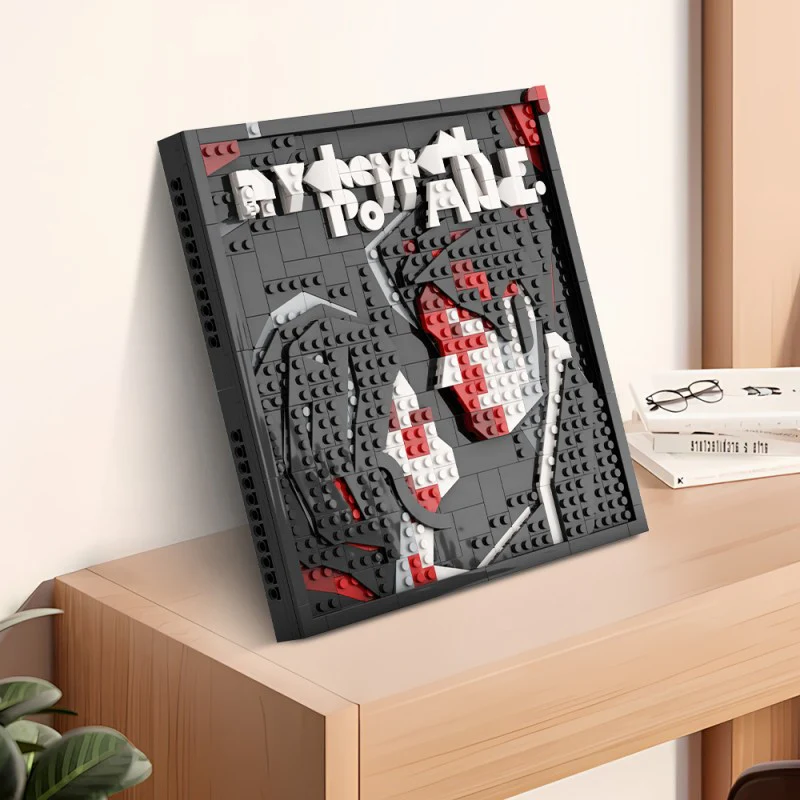 (Gobricks version) 543pcs MOC-148424 MCR - Three Cheers Album Mosaic - Image 9