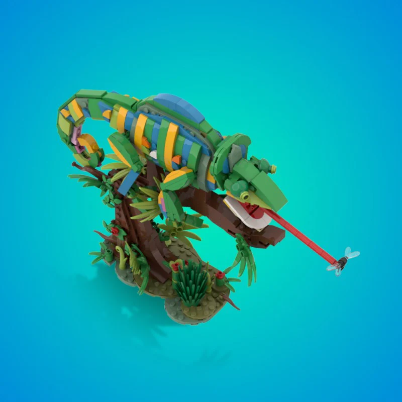 (Gobricks version) 544pcs MOC chameleon - Image 10
