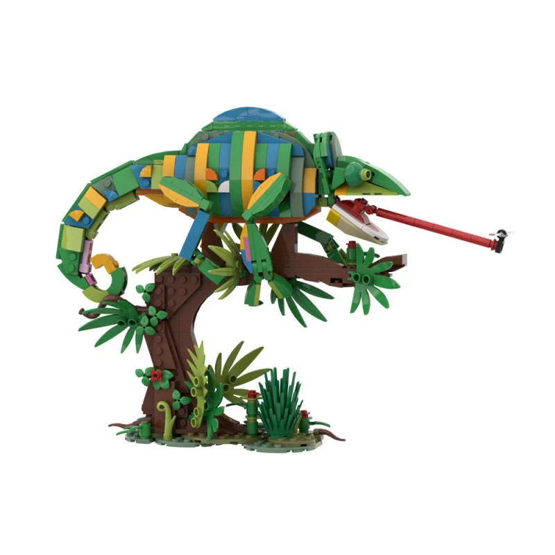 (Gobricks version) 544pcs MOC chameleon - Image 2
