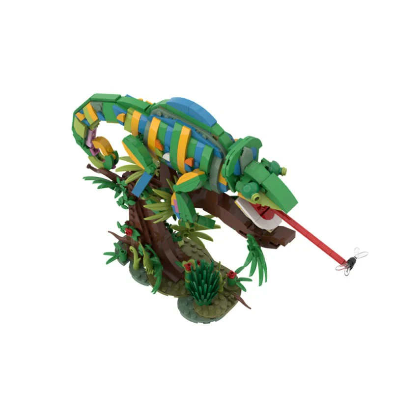 (Gobricks version) 544pcs MOC chameleon - Image 3