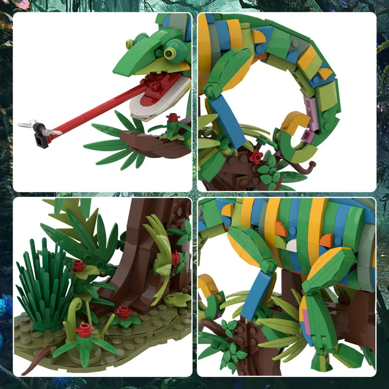 (Gobricks version) 544pcs MOC chameleon - Image 7