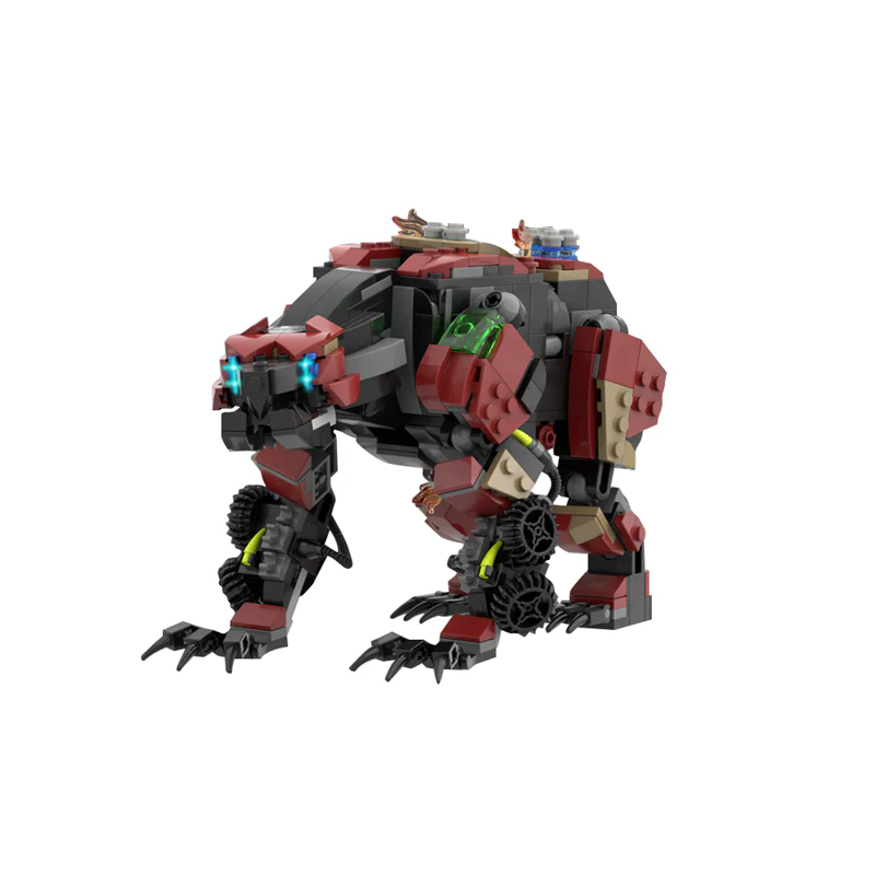 (Gobricks version) 548pcs MOC-184219 Fireclaw (Horizon) - Image 3