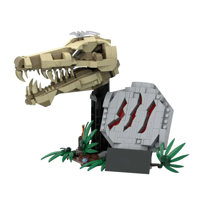 (Gobricks version) 548PCS MOC-186989 Dinosaur Fossils: Spinosaurus - Image 2