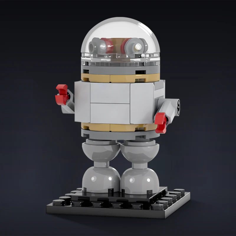 (Gobricks version) 56pcs MOC-72500 Retro Robot - Image 4